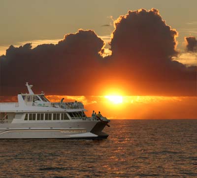 incredible sunset on quicksilver